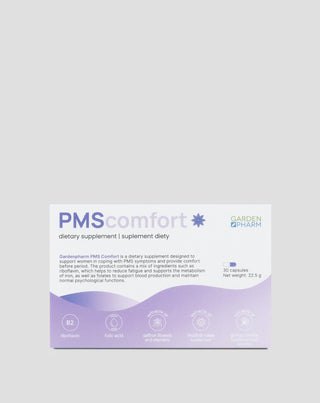 Nőknek szánt étrend-kiegészítő premenstruációs szindróma (PMS) esetére Comfort Gardenpharm - 1