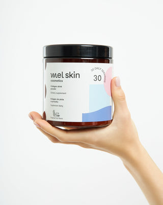 Hal kollagén 5000 mg ivópor a szép bőrért, hajért, körömért és egészséges ízületekért glükozaminnal és C-vitaminnal Mel Skin - 3