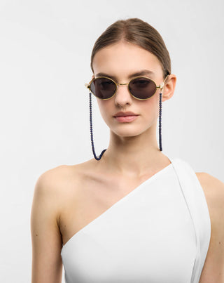 Aranyozott szemüveglánc lapis lazulival Mys_3 - 3