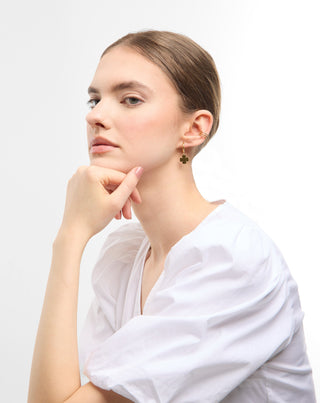 Aranyozott rozsdamentes acél fülbevaló készlet Mys_2 - 4