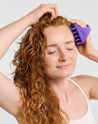 Puha szilikon fejbőrmasszírozó a mikrokeringés serkentésére - 2