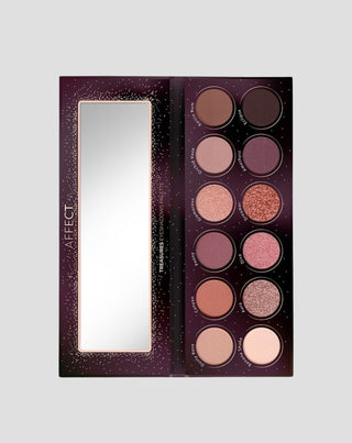 A kincsek befolyásolják a professzionális kozmetikumok préselt szemhéjpúderek palettáját - 2