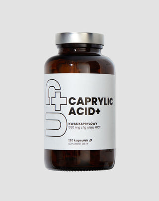 UP Kaprilsav+ étrend-kiegészítő az emésztési komfort és a bélrendszer egészségének támogatására UP Health Pharma 120 kapszula - 1