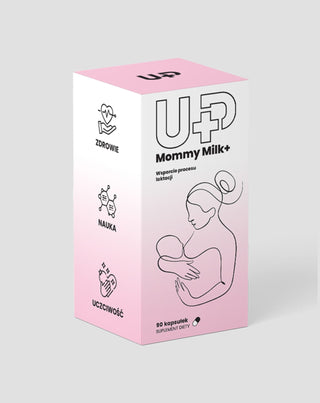 UP Mommy Milk+ étrend-kiegészítő, amely támogatja a szoptatást szoptató anyák számára UP Health Pharma