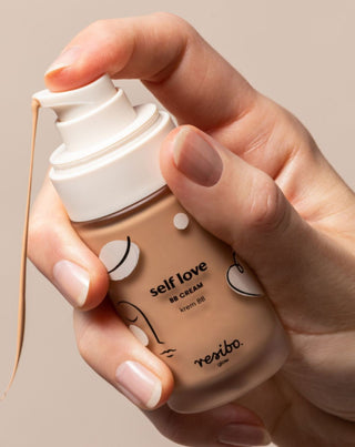 Természetes és környezetbarát BB Self Love arckrém természetes bézs színben 30 ml Resibo - 2