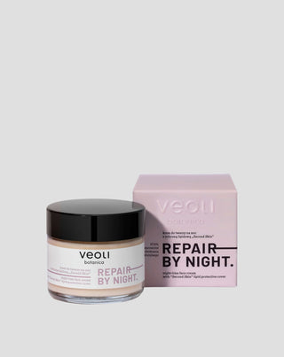 Éjszakai arckrém lipid védelemmel Second skin Repair by night Veoli Botanica - 1