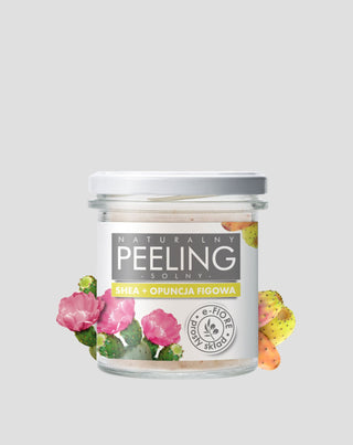Természetes sós peeling tüskéskörte shea vajjal és E-vitaminnal erősen feszesítő E-Fiore-val - 1