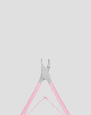 Professzionális 3 mm-es körömágybőrfogó szatén rózsaszínű fogantyúval You Beauty - 2