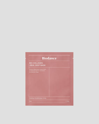 Głęboko nawilżająca i ujędrniająca maska w płachcie Bio Collagen-Real Deep Mask BIODANCE