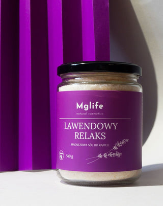 Magnézium fürdősó Epsom sóval és illóolajjal Levendula relaxáció Mglife - 2