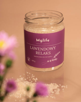 Magnézium fürdősó Epsom sóval és illóolajjal Levendula relaxáció Mglife - 3