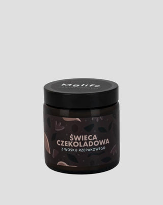 Illatos fehérrépa gyertya, csokoládé, természetes, környezetbarát Mglife - 1