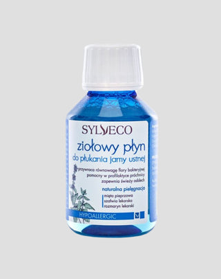 Gyógynövényes szájvíz természetes kivonatokkal, Sylveco alkohol nélkül - 1