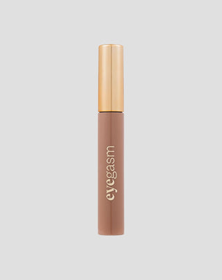 Maskara z odżywką 2w1 Eyegasm Brown stymulująca wzrost rzęs Paese