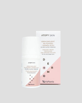 Bőrpuhító krém a szemhéjon és a szem körül száraz és atópiás bőrre Atopy Skin Vis Plantis - 1