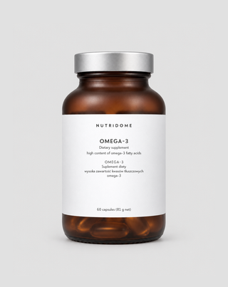 Omega-3 Nutridome - 60 kapszula az immunrendszer támogatására és az agy, szív és látás megfelelő működéséért - 1