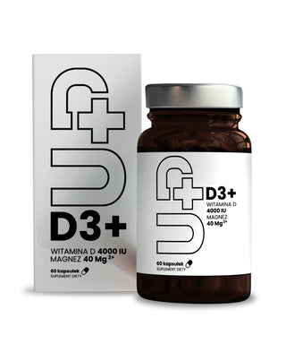 Up D3+ D3-vitamin kiegészítése magnéziummal kombinálva UP Health Pharma 60 kapszula