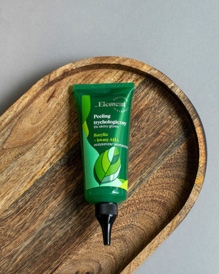 Trichológiai fejbőr tisztító peeling bazsalikomos kivonattal és gyümölcssavval Elem - 2