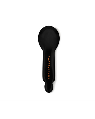 Fekete obszidián gua sha szemmasszírozó - arcreflexológia Crystallove - 1