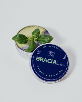 Természetes sóradír a hangulat javítására Bazsalikom ribizli Bracia Mydlarze - 3