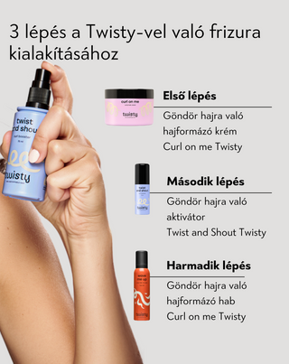 Aktivátor a göndör és hullámos haj védelmére - Curl Booster Twisty - 3