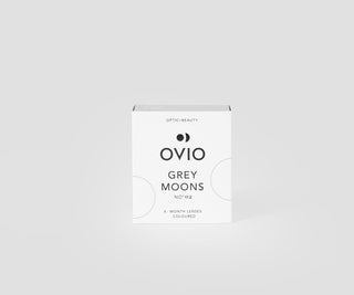 Szürke platina kontaktlencsék, színes havi nullák szürke holdak no.2 Ovio - 1