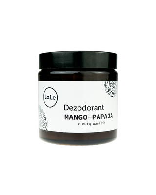 Bio dezodor krémben - Mango-papaya egy csipetnyi vaníliával a hosszan tartó frissességérzetért La-Le - 1