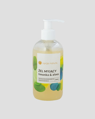 Lime Aloe test- és arctisztító & gél 100% természetes Opcja Natura - 1