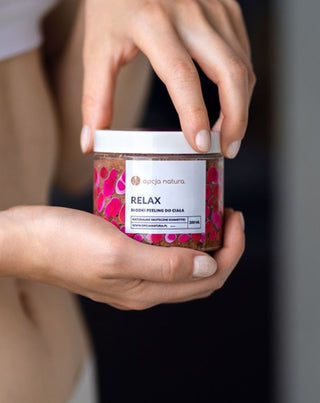 Natural Relax tisztító testradír Epsom sóval Opcja Natura - 2