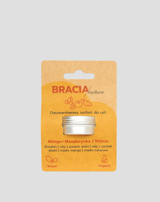 Gyümölcsös sorbet száraz és repedezett ajkakra cseresznye, mangó és mandarin Bracia Mydlarze - 5