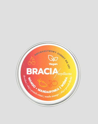 Gyümölcsös sorbet száraz és repedezett ajkakra cseresznye, mangó és mandarin Bracia Mydlarze - 1