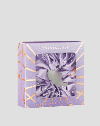 Selyem hajpántok kristályokkal – lilac Crystallove - 4