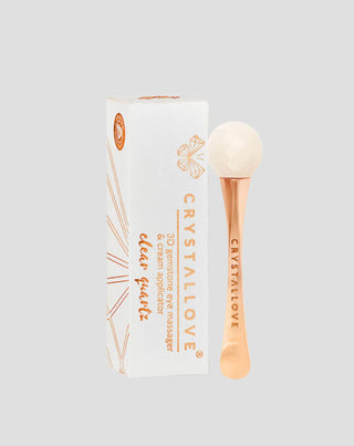 3D szemmasszírozó hegyi kristállyal és krém applikátorral Crystallove