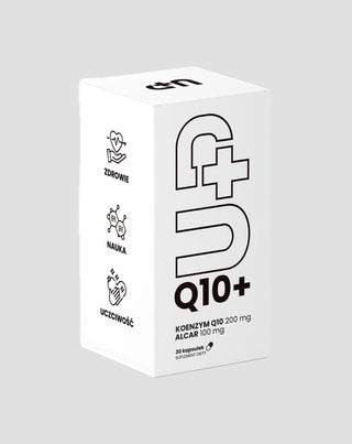 UP Q10+ kiegészítő Koenzim Q10 acetil-L-karnitinnel 30 kapszula UP Health Pharma
