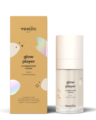 Glow Player világító és hidratáló arckrém 30 ml Resibo - 1