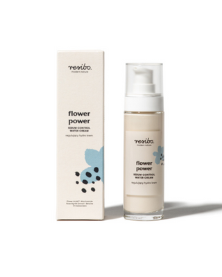 Flower Power antioxidáns tulajdonságokkal rendelkező vízszabályozó arckrém 50 ml Resibo - 1