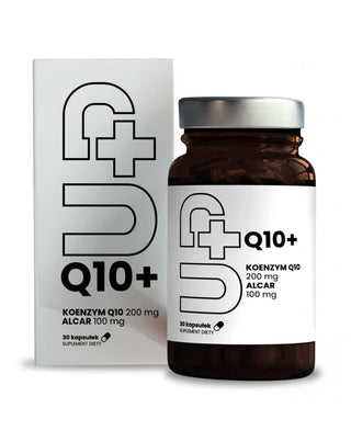 UP Q10+ kiegészítő Koenzim Q10 acetil-L-karnitinnel 30 kapszula UP Health Pharma