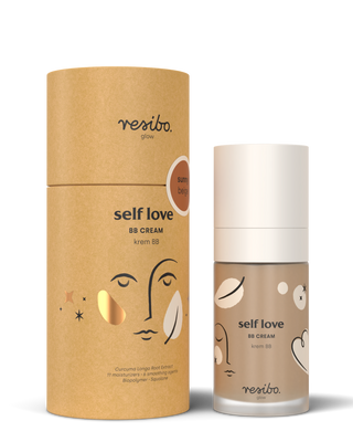 Természetes és környezetbarát BB Self Love arckrém napos bézs színben 30 ml Resibo - 2