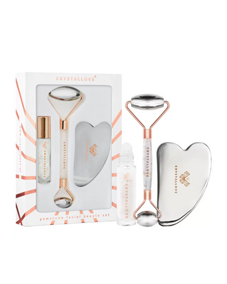 Rozsdamentes acél arcmasszázs szett – Cryo Ice Beauty szett Crystallove hidroterápia