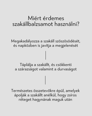 Tápláló és hidratáló szakállbalzsam Monolit természetes olajkomplexummal