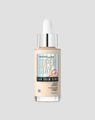 Hosszantartó világosító alapozó C-vitaminnal Super Stay Skin Tint 03 Maybelline - 1