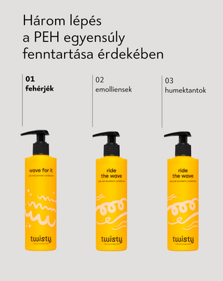 Fehérje kondicionáló aminosavakkal göndör hajra a Twisty-től - 4