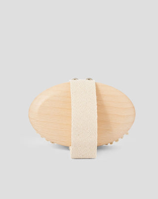 Testmasszázs kefe természetes fából és gyomorégés rostokból szárítva No 1 Hhuumm - 3