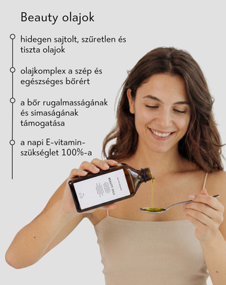 Bőrszépítő iható olajok Omega-6-tal és E-vitaminnal Beauty Nutridome 250 ml - 3