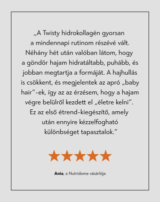 Haj hidrokollagén biotinnal a haj erősítésére és hidratálására belülről Twisty 210 g - 5