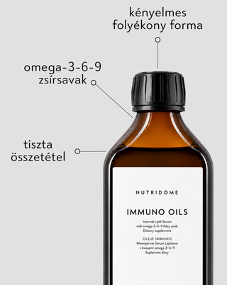 Immuno Nutridome omega 3-6-9 zsírsavak az immunrendszerért, folyékony 250 ml - 4