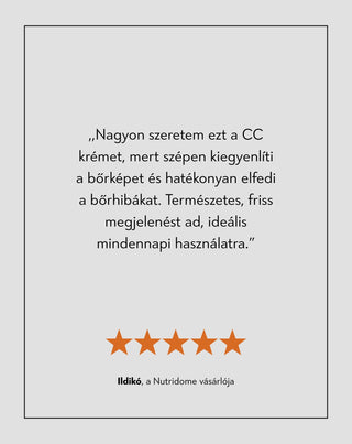 Opaque CC arckrém SPF 48 kollagénnel és természetes olajokkal 02 Light Beige Nutridome - 5