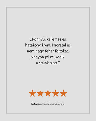 Hidratáló arckrém SPF 50-nel, allantoinnal és hialuronsavval - Nutridome - 3