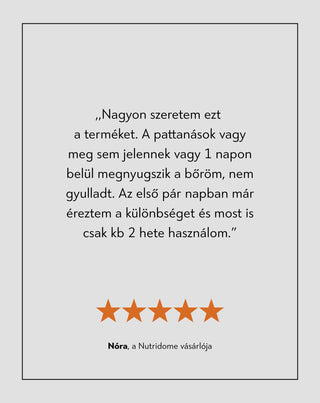 Nutridome B3-vitamin 10% és cink 1% Arcszérum pattanások ellen - 5
