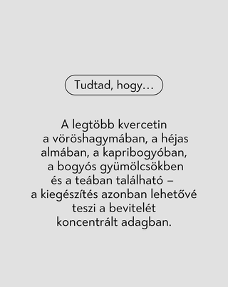 Quercetin 980 mg/nap kapszula az antioxidáció és a gyulladáscsökkentés érdekében Nutridome 60 db.